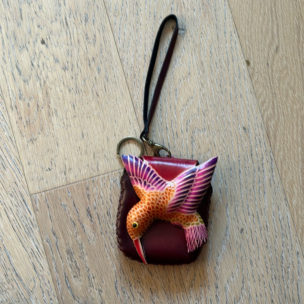 Small leather bag